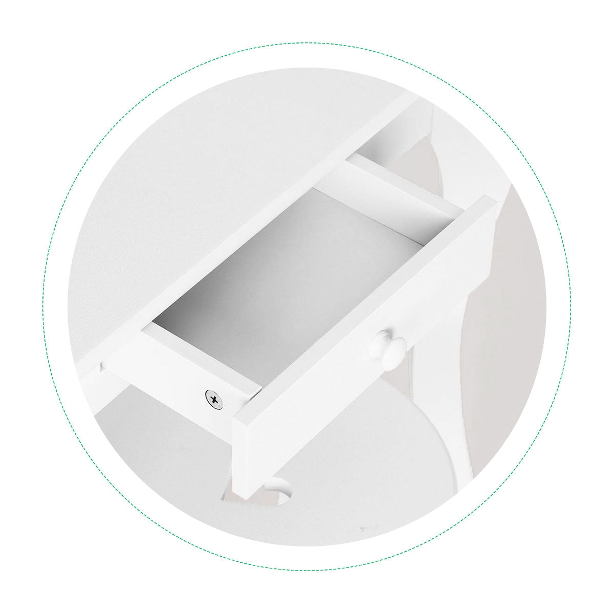Large children's dressing table with a mirror for a girl