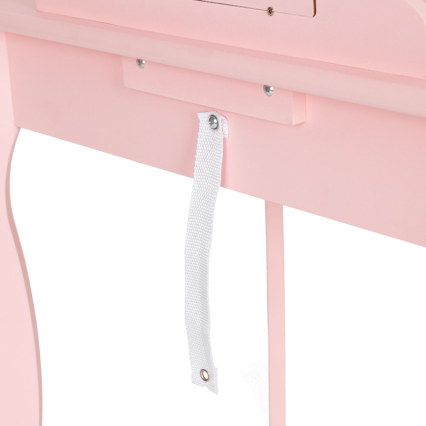 Large children's dressing table with a mirror for a girl