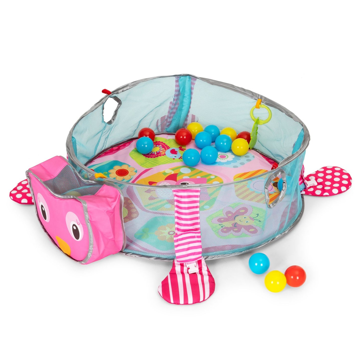 Large educational mat 3in1 playpen 30 balls 0+ ECOTOYS
