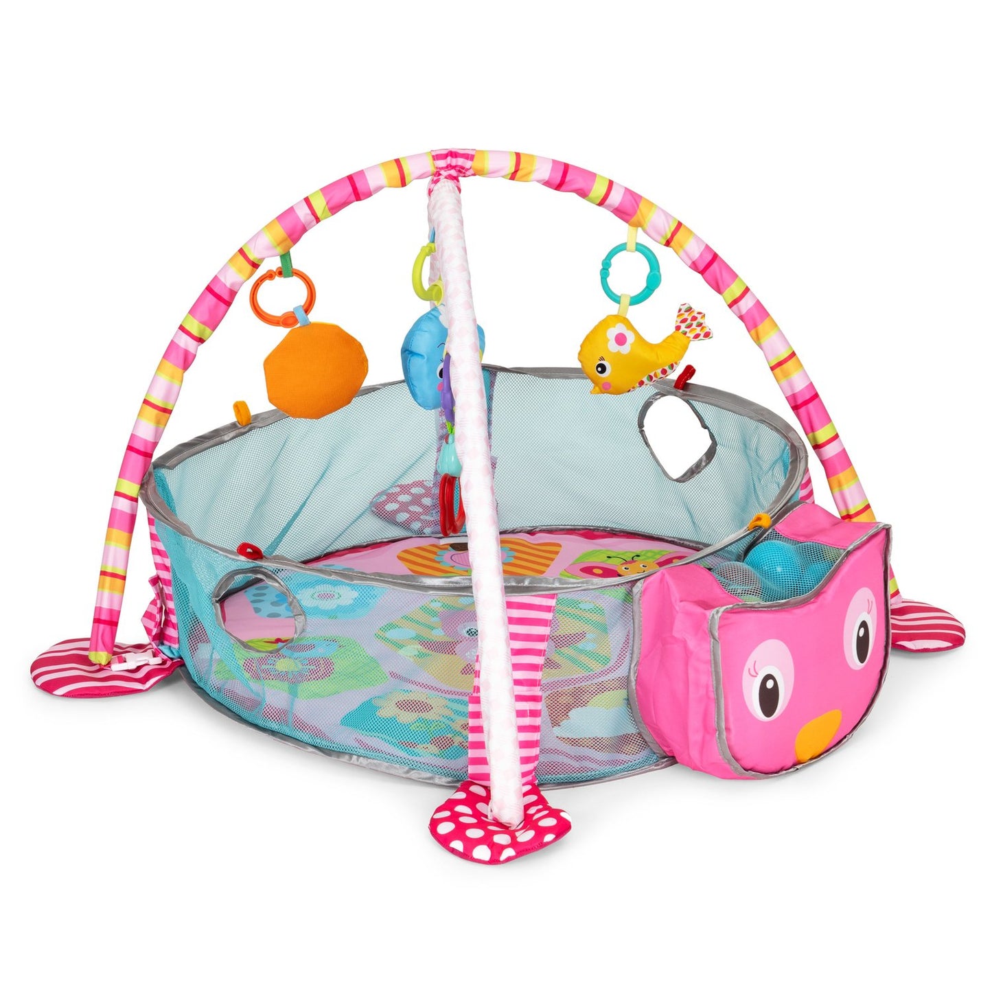 Large educational mat 3in1 playpen 30 balls 0+ ECOTOYS