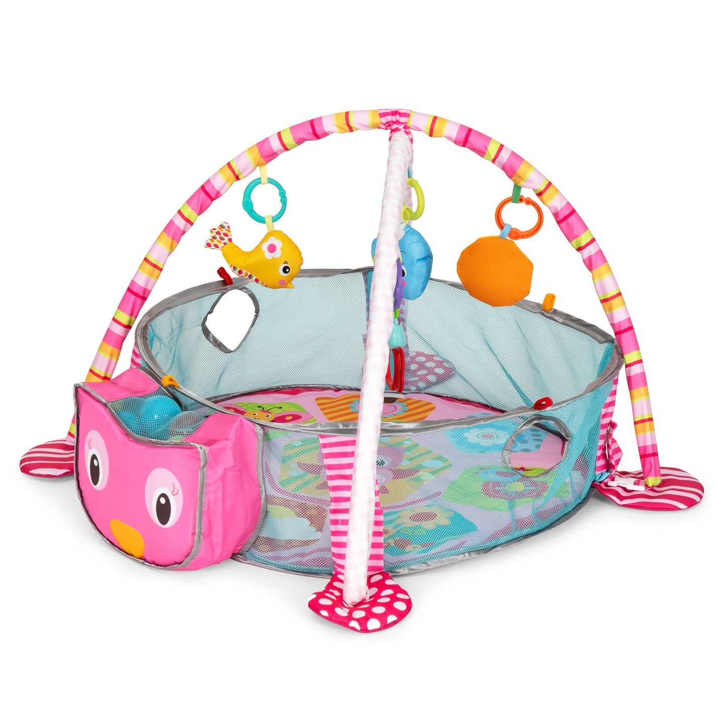 Large educational mat 3in1 playpen 30 balls 0+ ECOTOYS