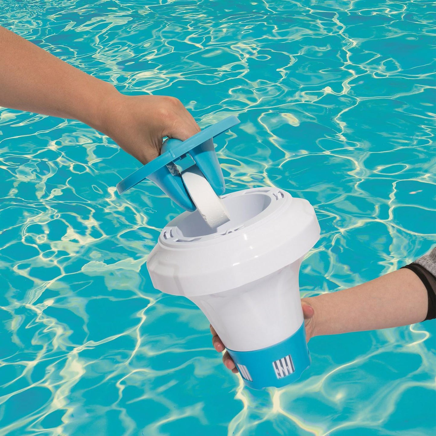 Large float, Bestway 58474 blue pool chemical dispenser