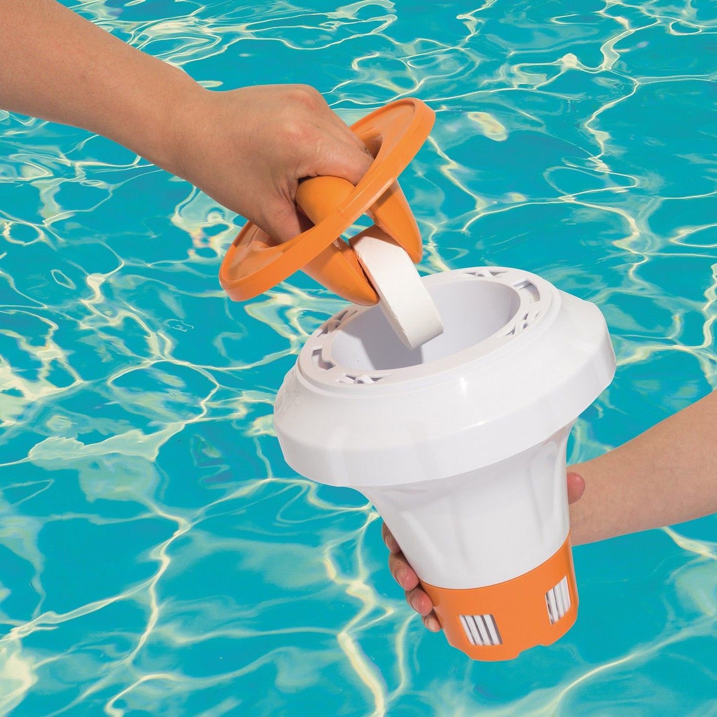 Large float, Bestway 58474 blue pool chemical dispenser