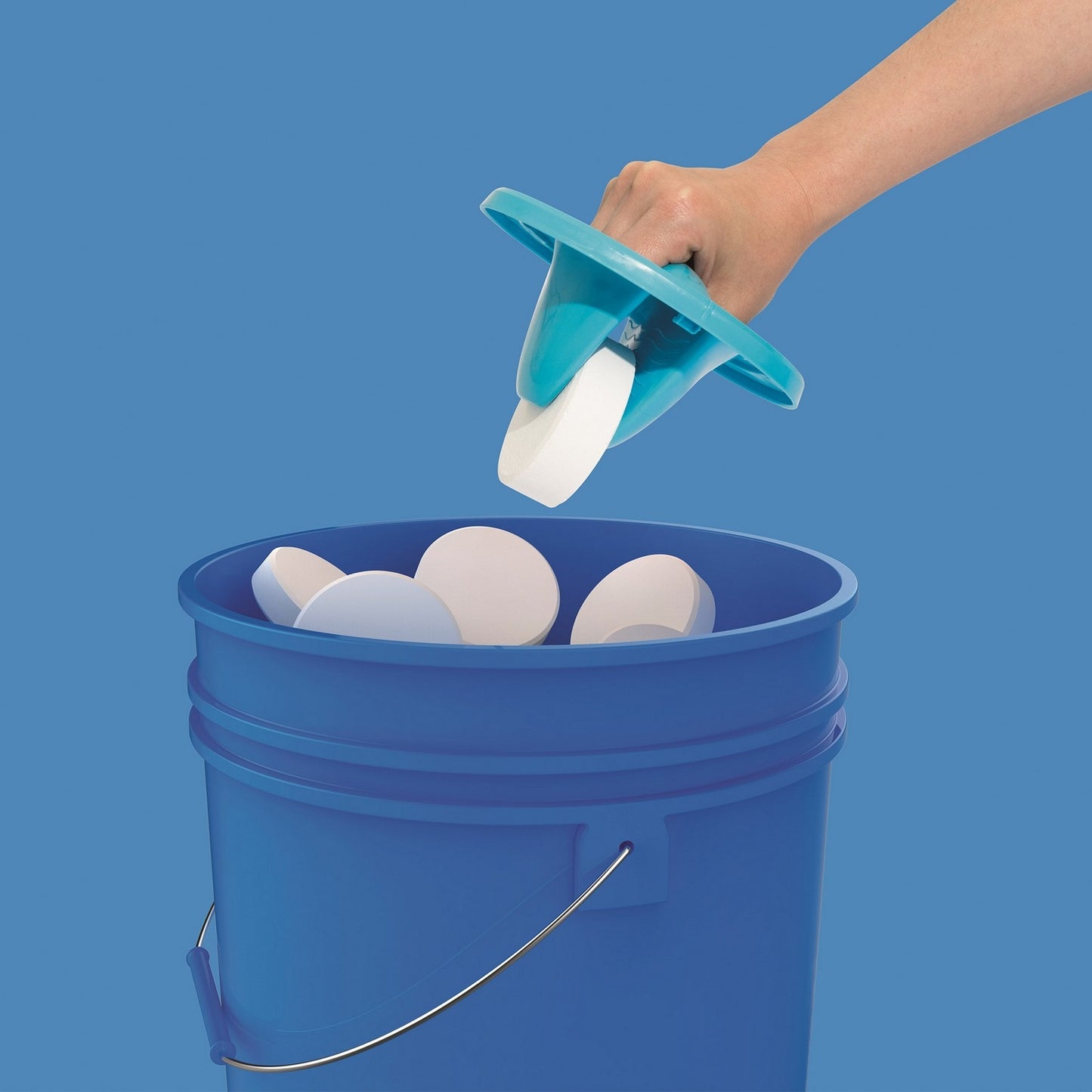 Large float, Bestway 58474 orange pool chemical dispenser
