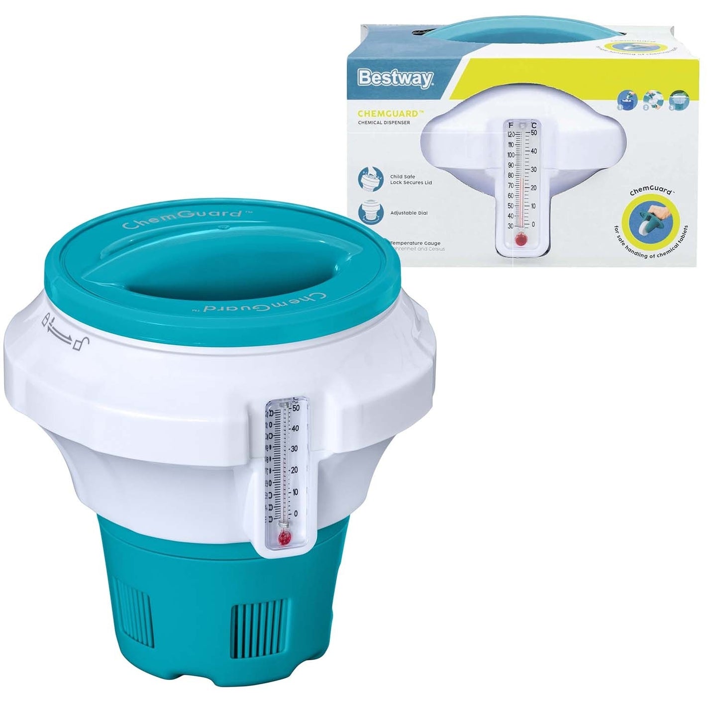 Large float, Bestway 58701 pool chemicals dispenser