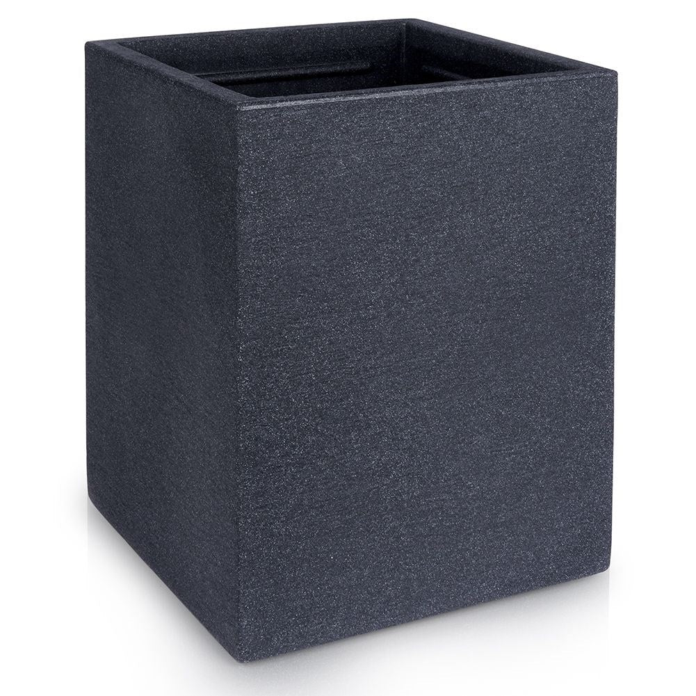 Large flower pot in weather-resistant stone imitation for outdoors