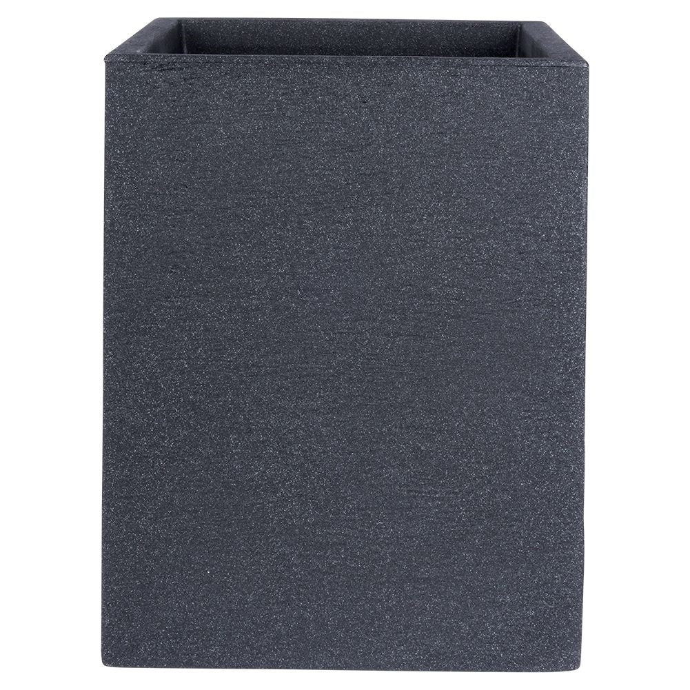 Large flower pot in weather-resistant stone imitation for outdoors