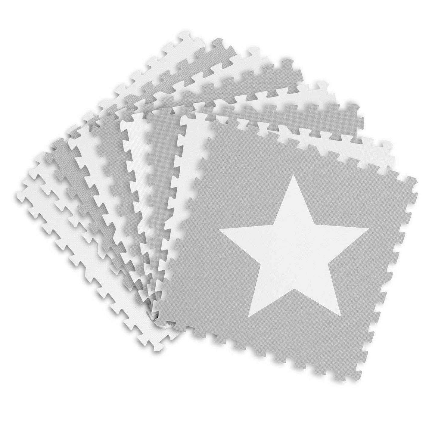 Large foam floor puzzle Chess board 180x180 cm 9 parts - Stars