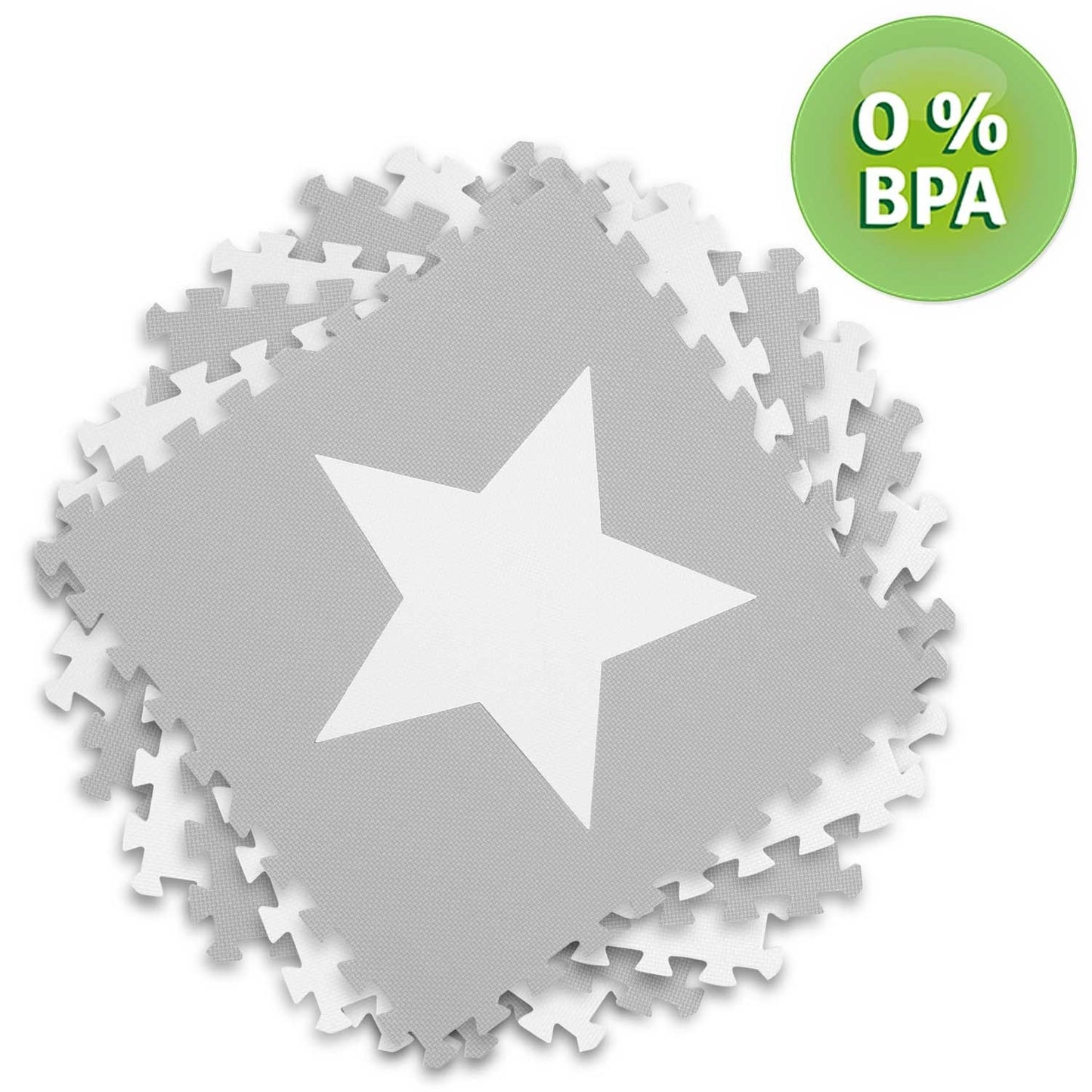 Large foam floor puzzle Chess board 180x180 cm 9 parts - Stars