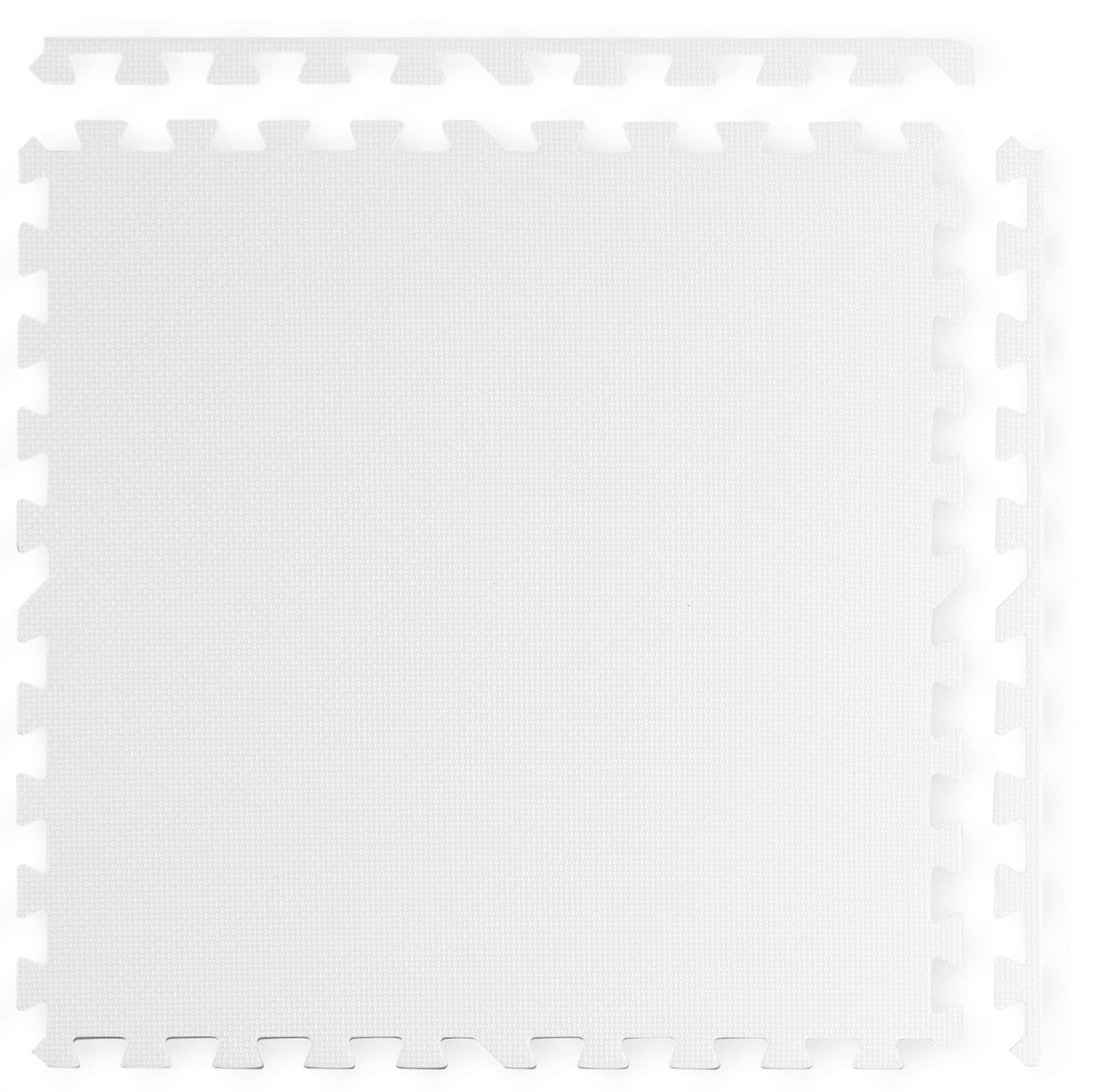 Large foam mat, puzzle 4 pcs white and grey