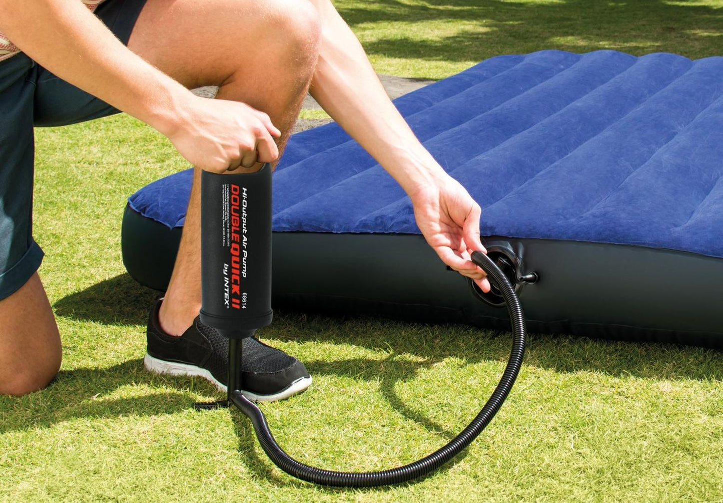Large hand pump for pool mat DOUBLE QUICK II intex 68614