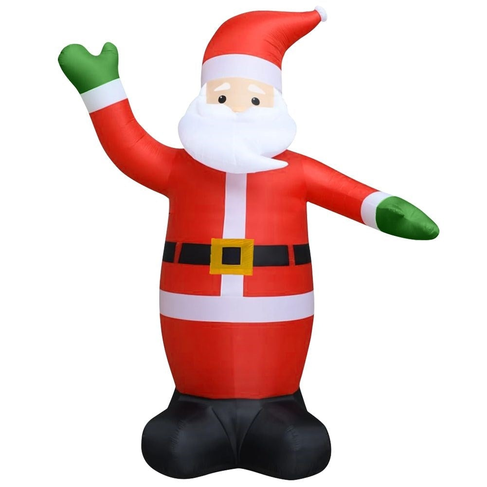 Large inflatable Santa Claus with LED lighting