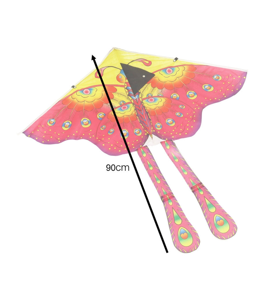 Large kite 90cm butterfly purple