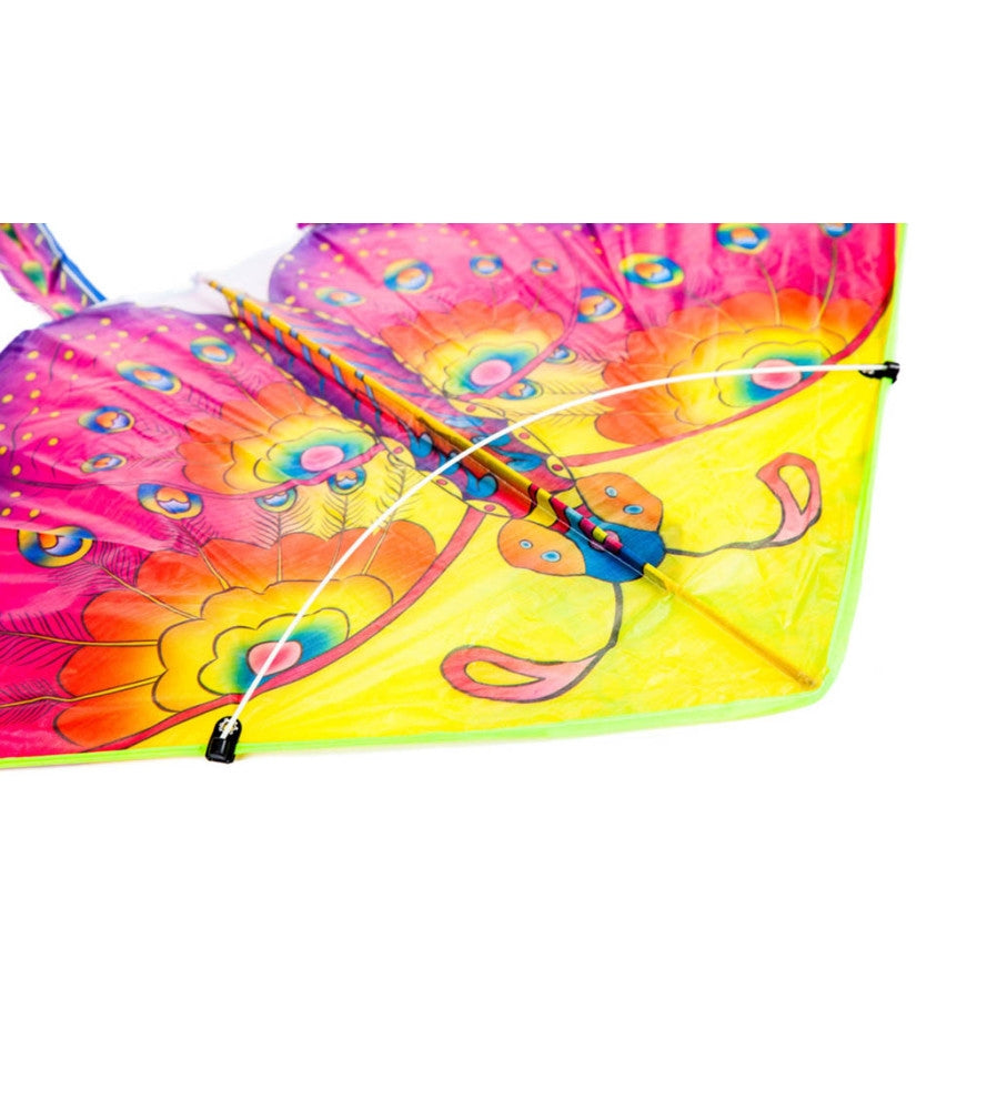 Large kite 90cm butterfly purple