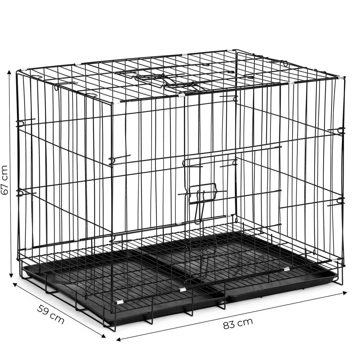 Large metal cage, playpen, bed for dog and cat