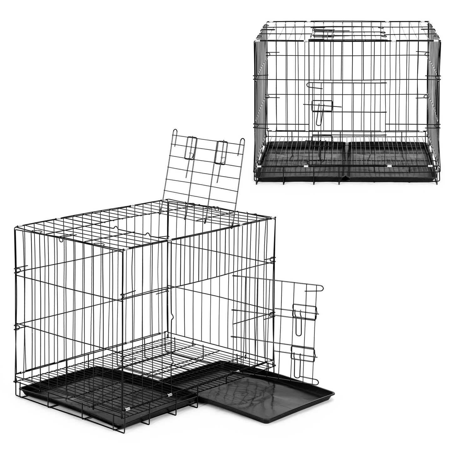 Large metal cage, playpen, bed for dog and cat