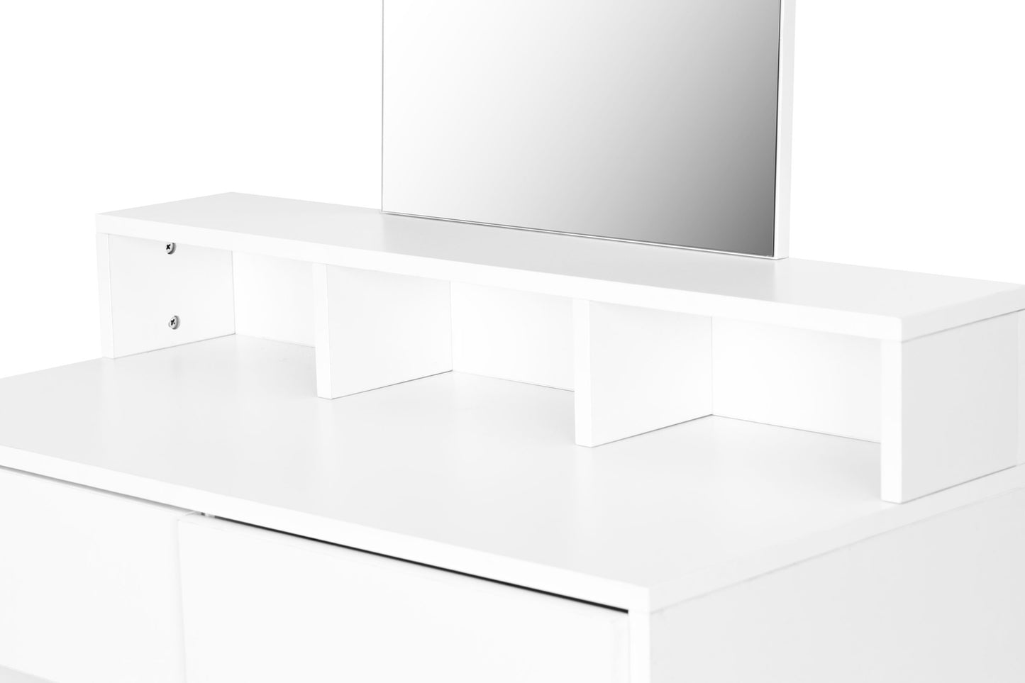 Large modern cosmetic dressing table with mirror drawer