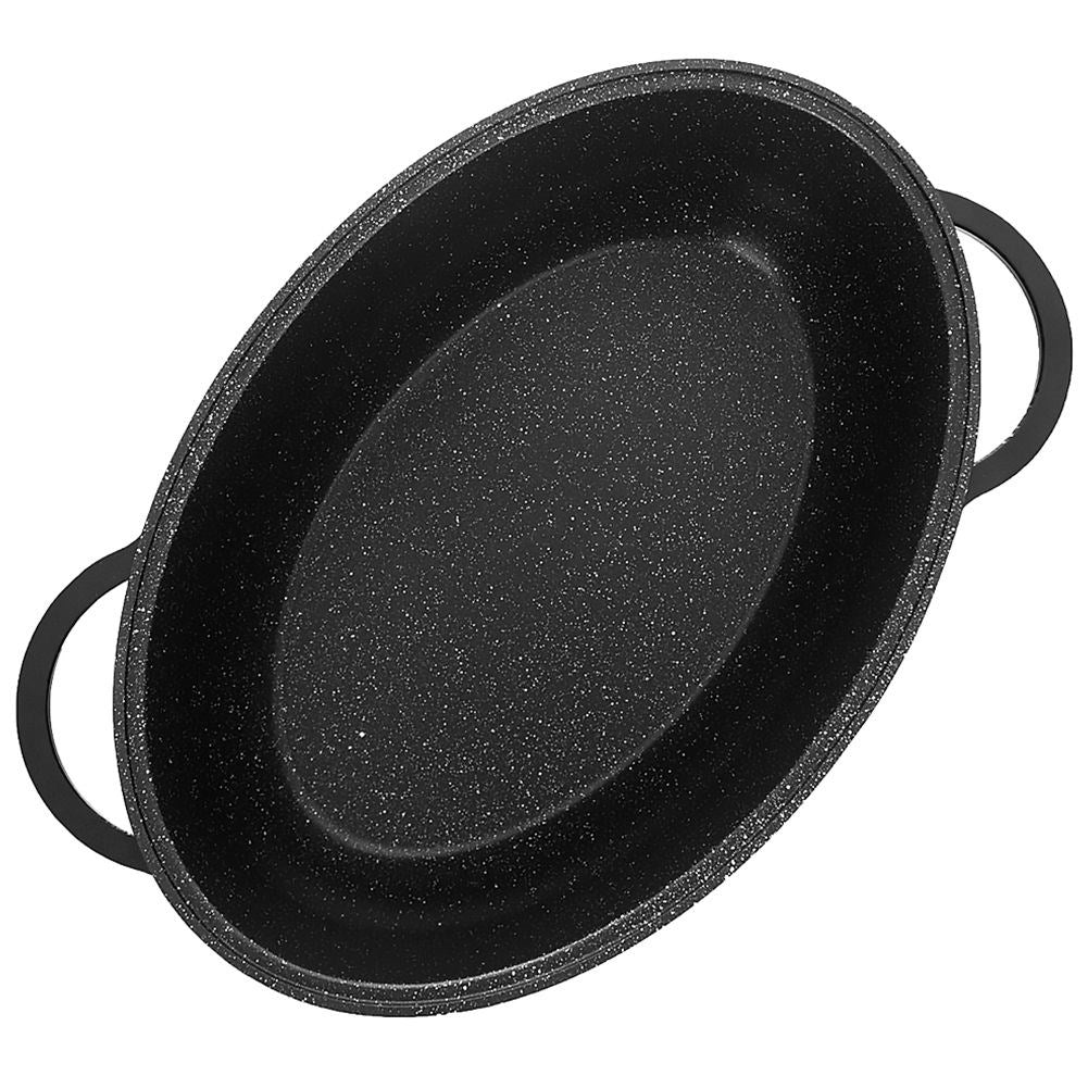 Large pot 8L with heat-resistant glass lid and non-stick