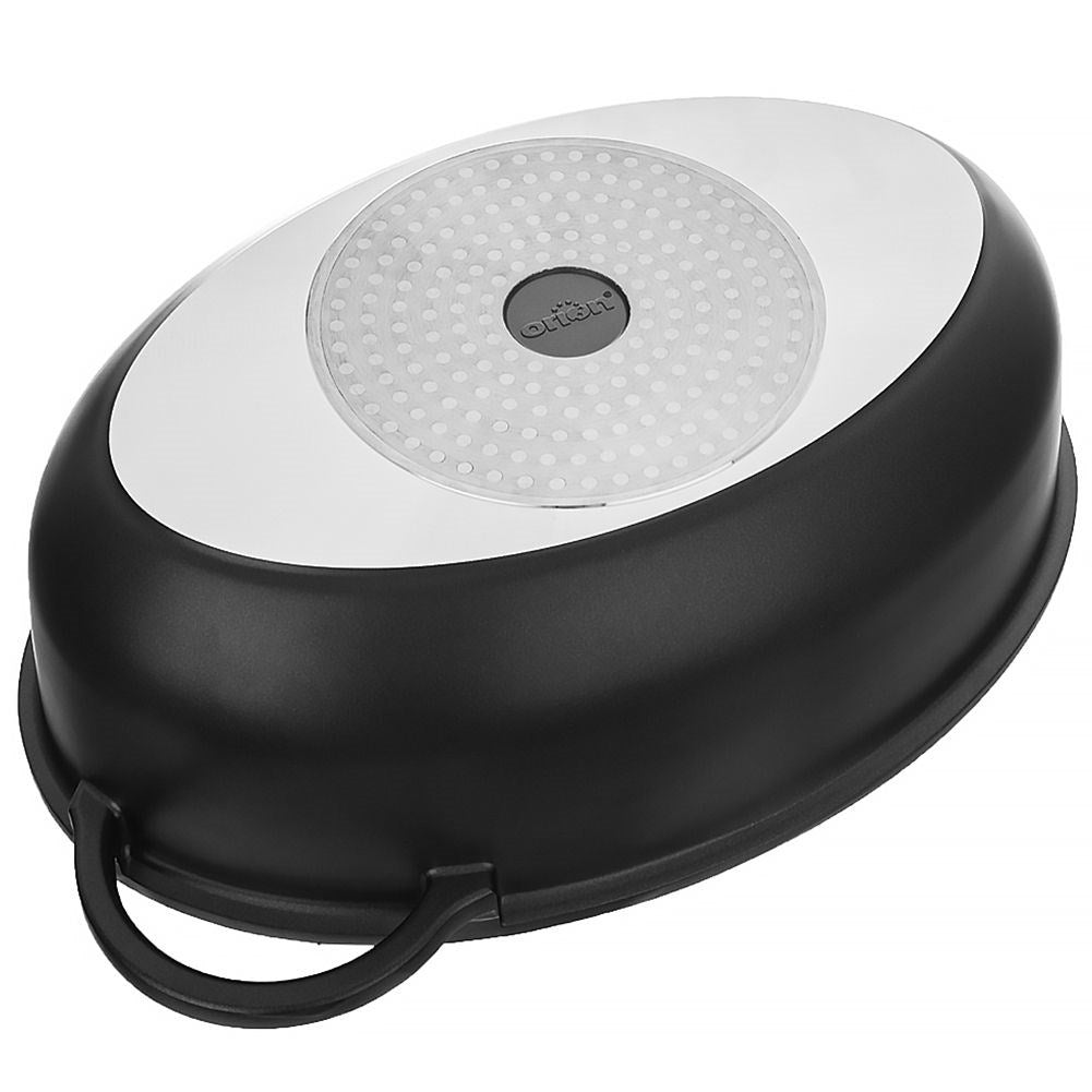 Large pot 8L with heat-resistant glass lid and non-stick