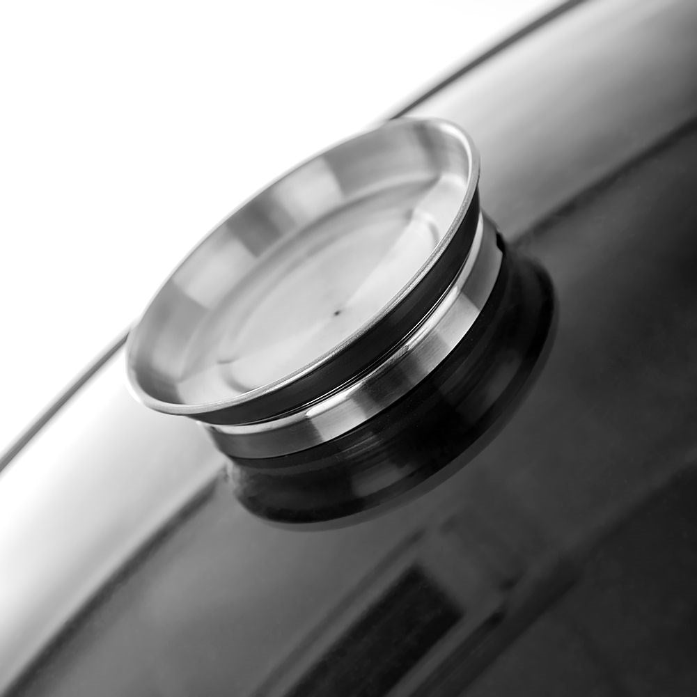 Large pot 8L with heat-resistant glass lid and non-stick
