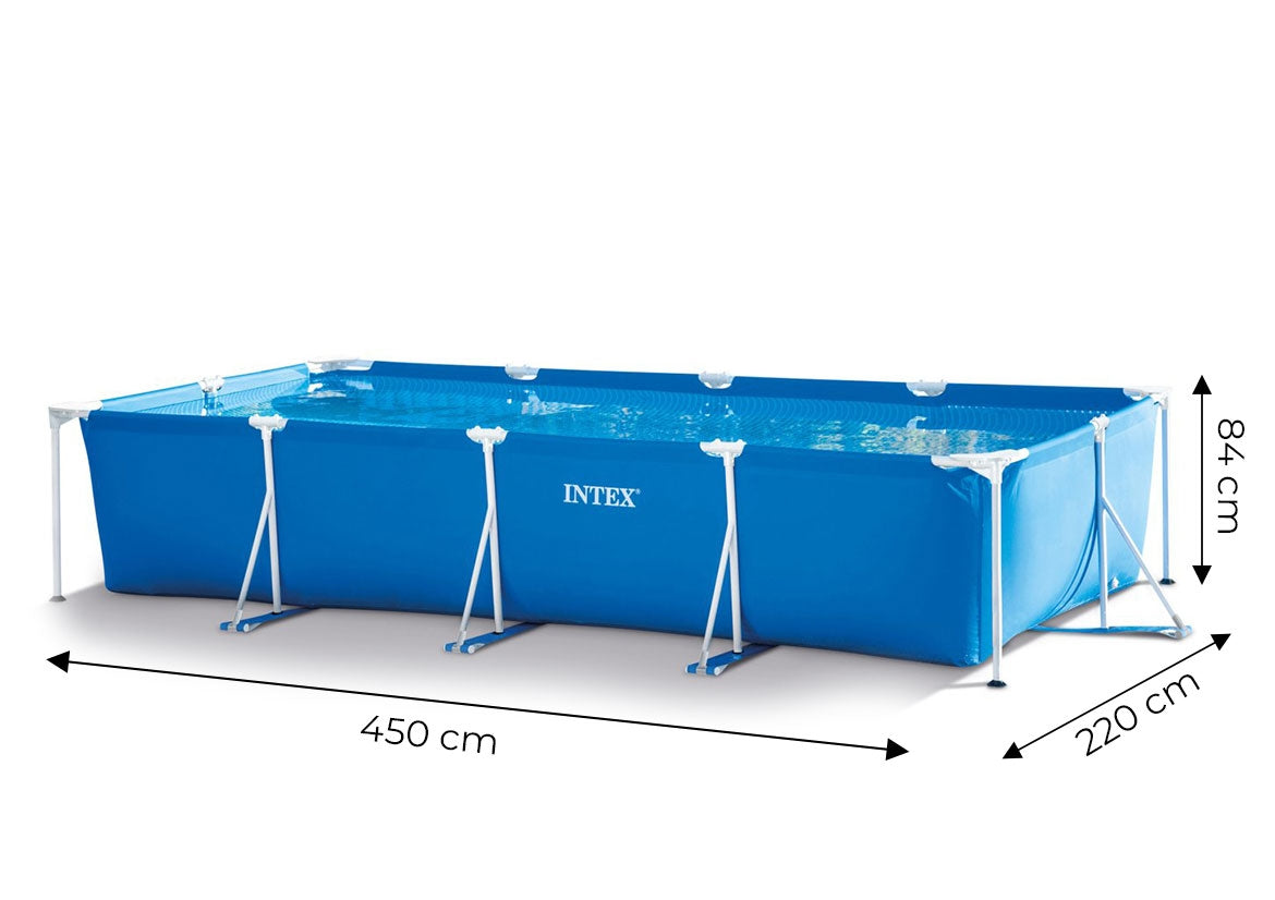 Large rectangular garden frame pool 4-5x2-2-m INTEX