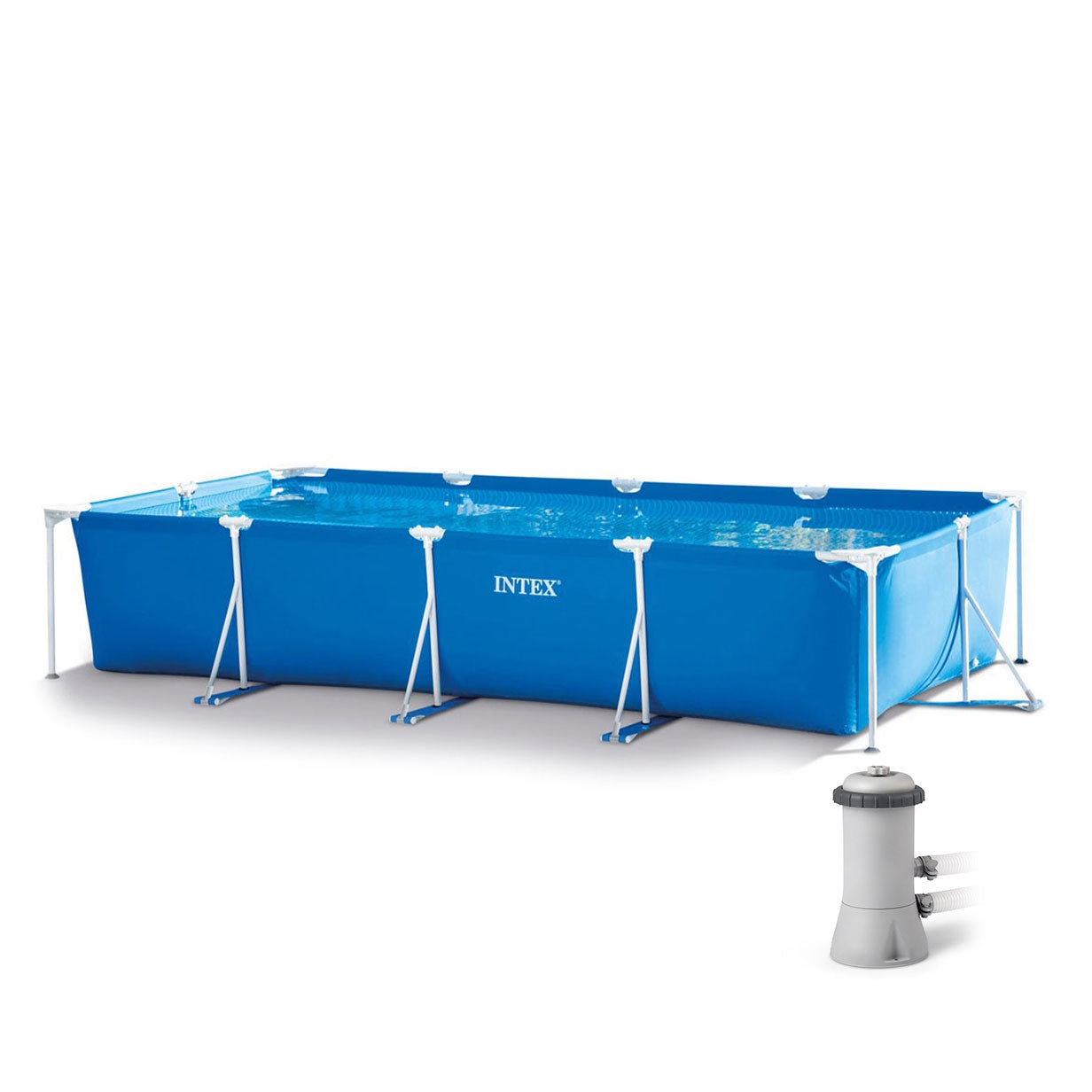 Large rectangular garden frame pool 4-5x2-2-m INTEX