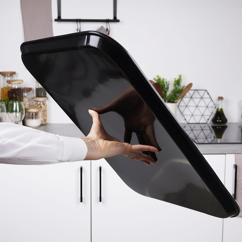 Large serving tray with non-slip and durable surface