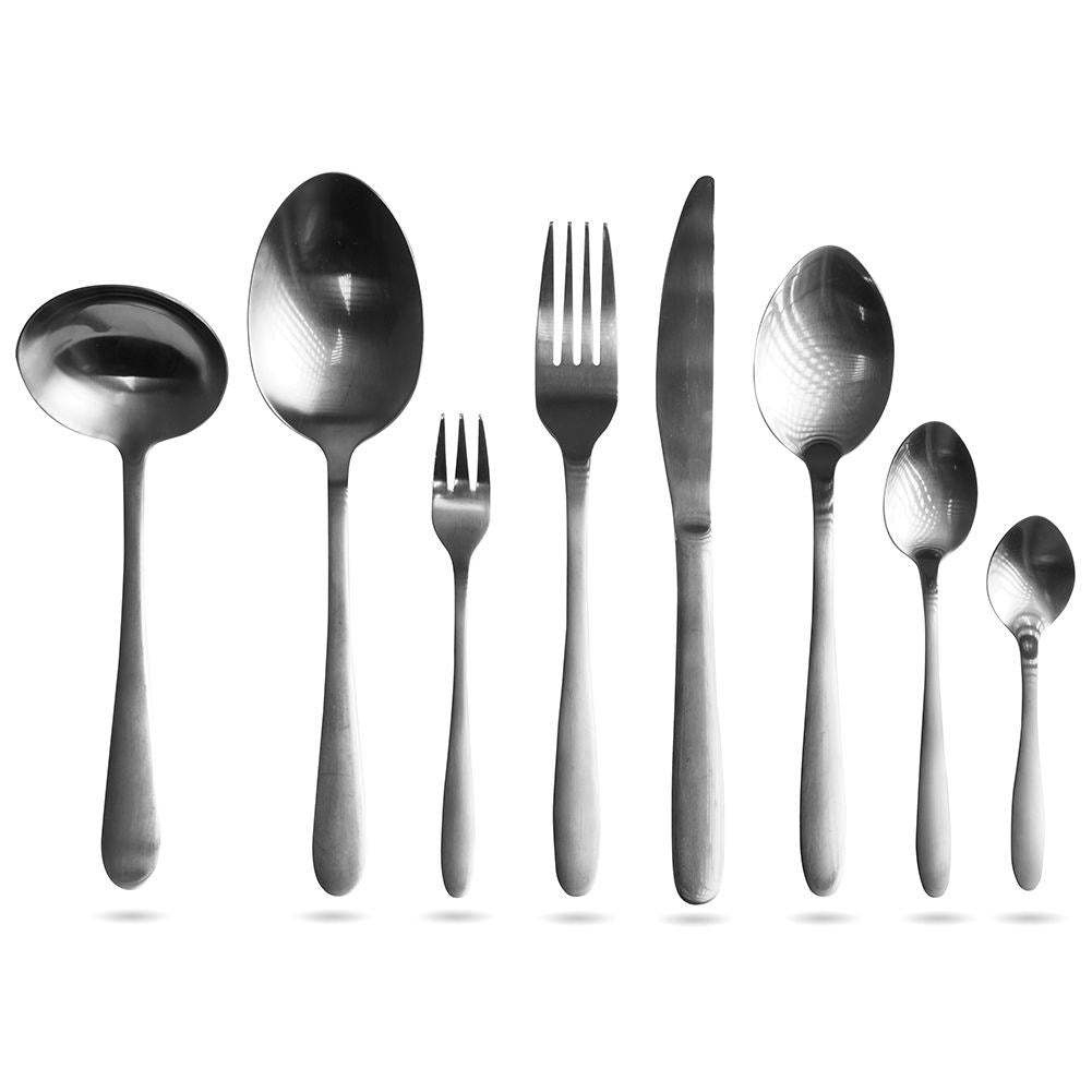 Large silverware set 39 pieces for 6 people