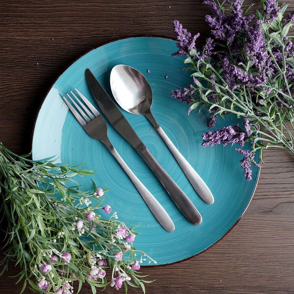 Large silverware set 39 pieces for 6 people
