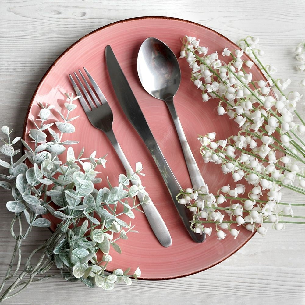 Large silverware set 39 pieces for 6 people