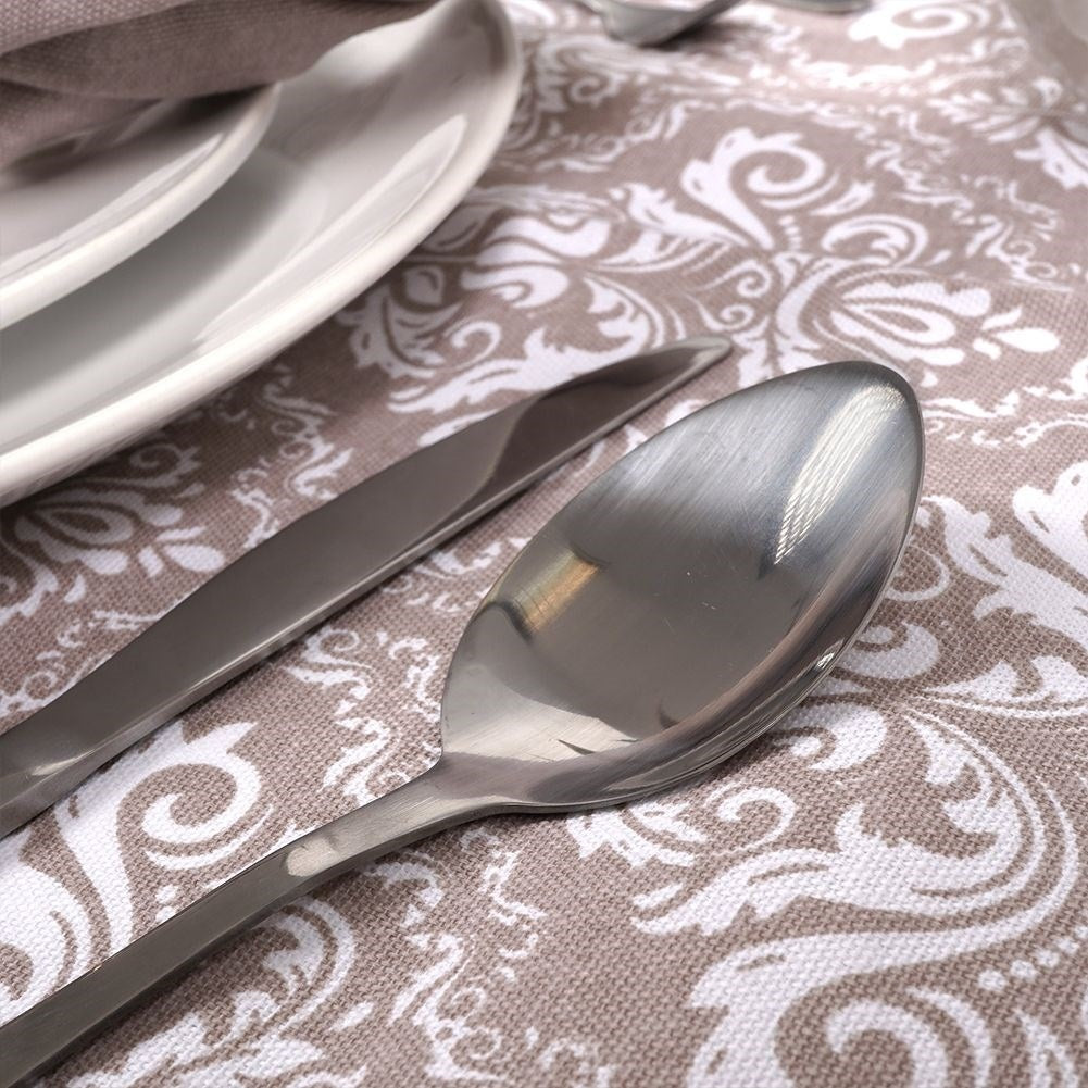 Large silverware set 39 pieces for 6 people