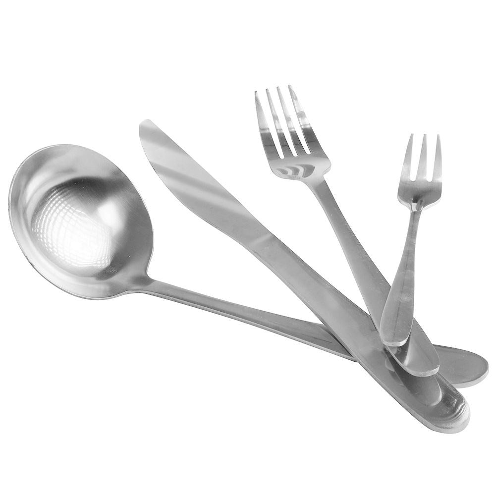 Large silverware set 39 pieces for 6 people