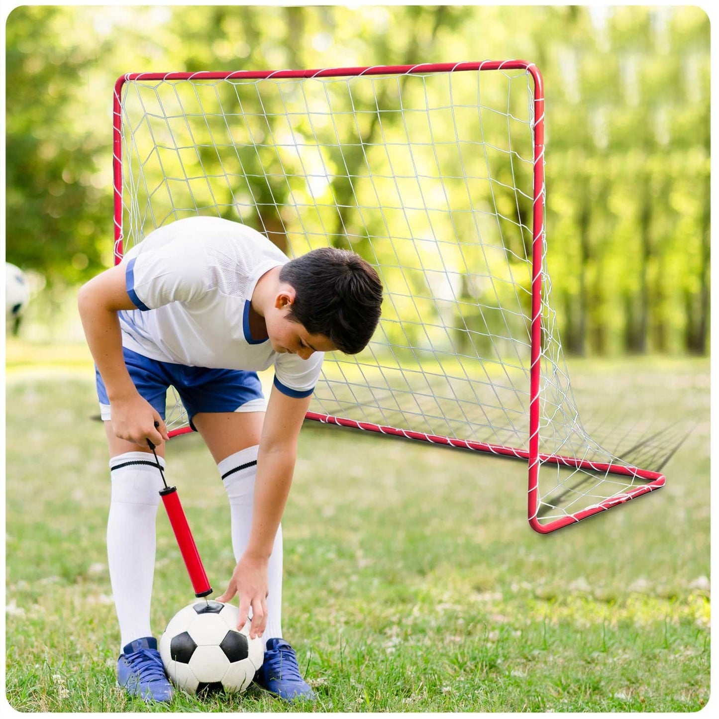 Large soccer goal, 183 x 122 x 61 cm