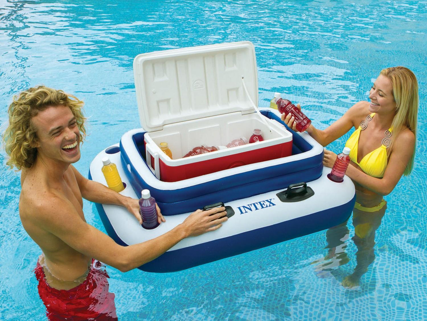 Large swimming pool fridge 122 x 97 cm INTEX 58821