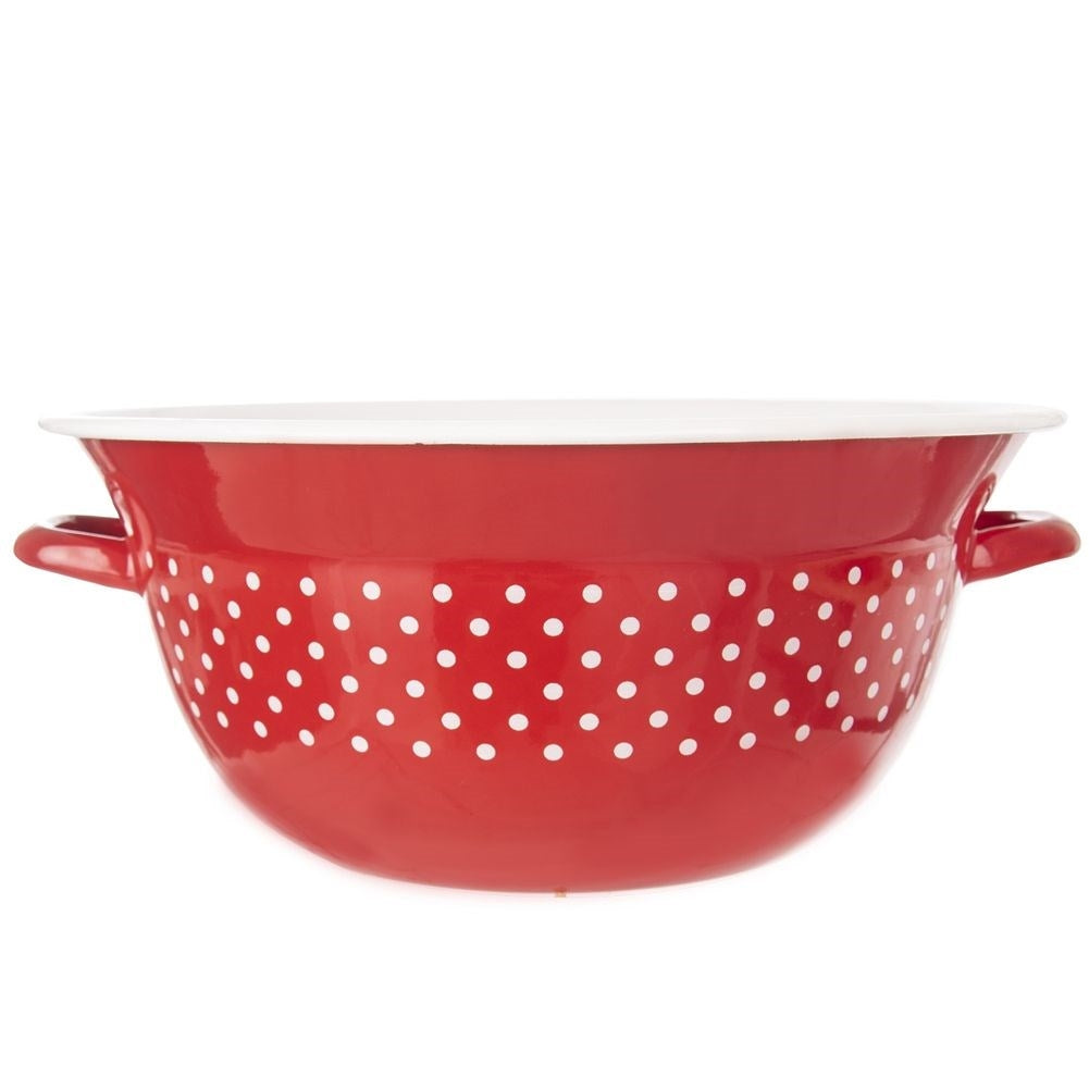 Large traditional bowl 9L with retro style handle