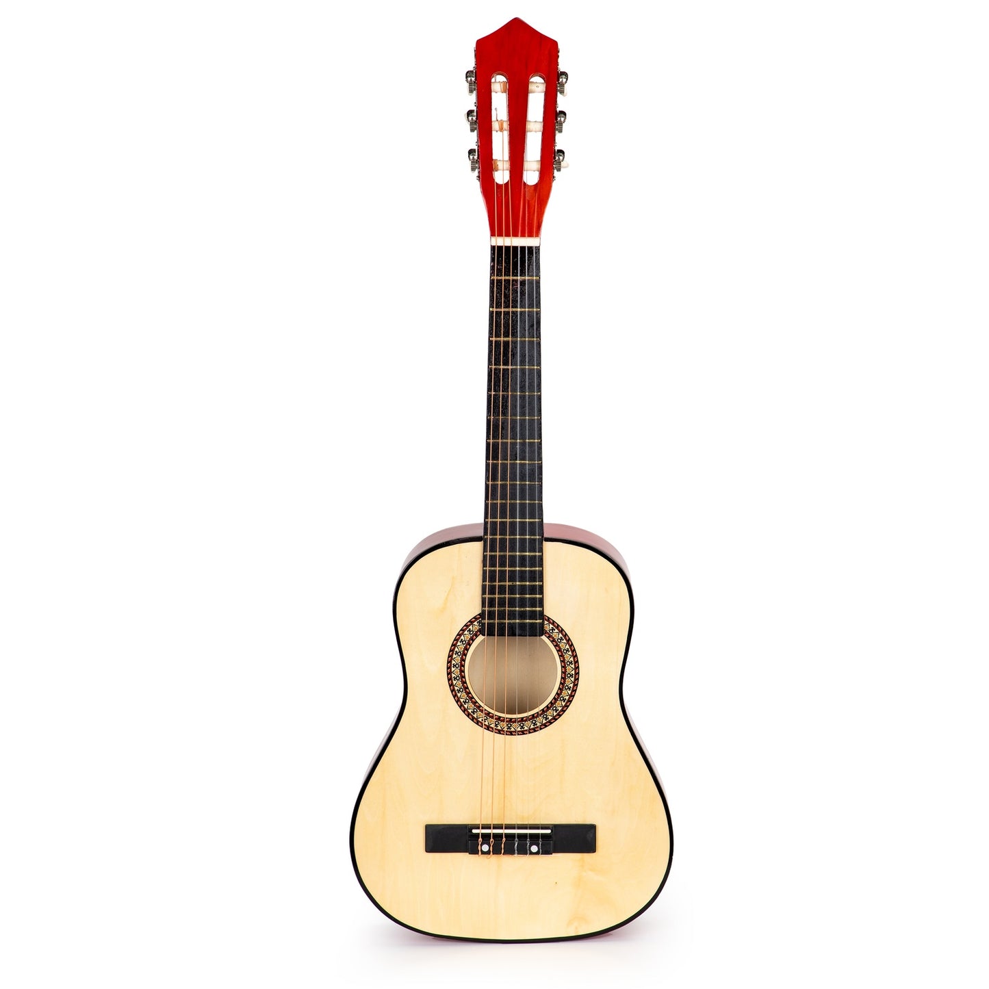 Large wooden children's guitar, 6 strings, ECOTOYS