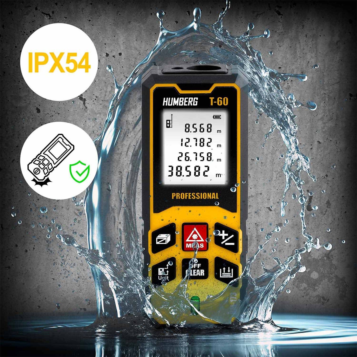 Laser Distance Meter 60 m – Compact, Accurate