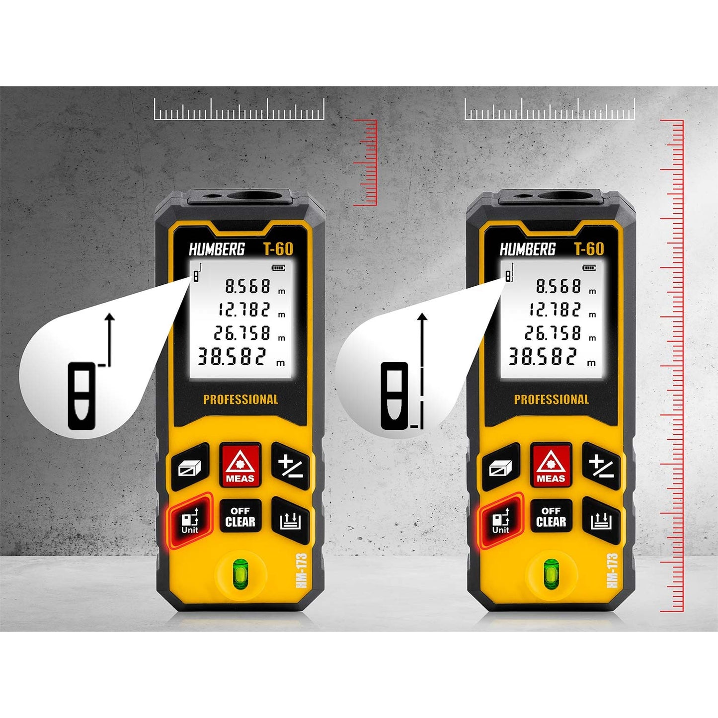 Laser Distance Meter 60 m – Compact, Accurate