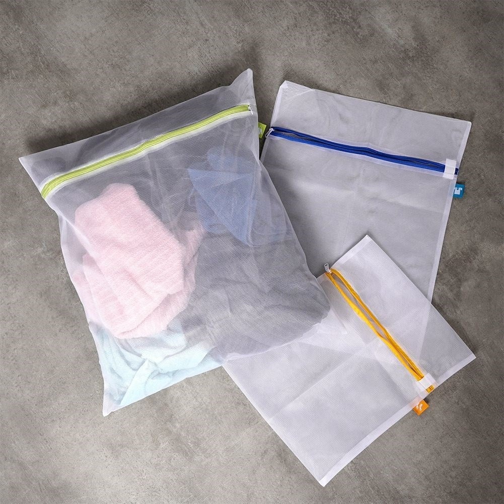 Laundry bags 3-pack: Protects bras and delicate fabrics