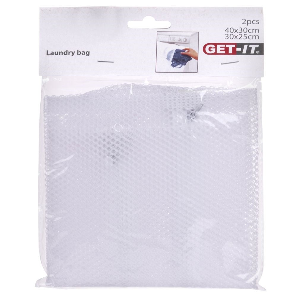 Laundry bags for bras and delicate fabrics with plastic zipper