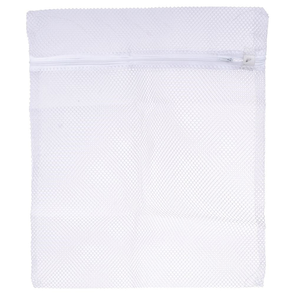 Laundry bags with plastic zipper for delicate fabrics