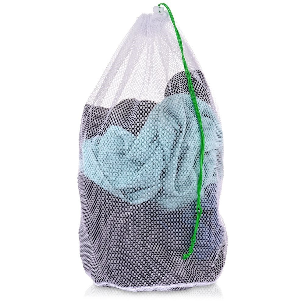Laundry bag with drawstring for bras and delicate fabrics