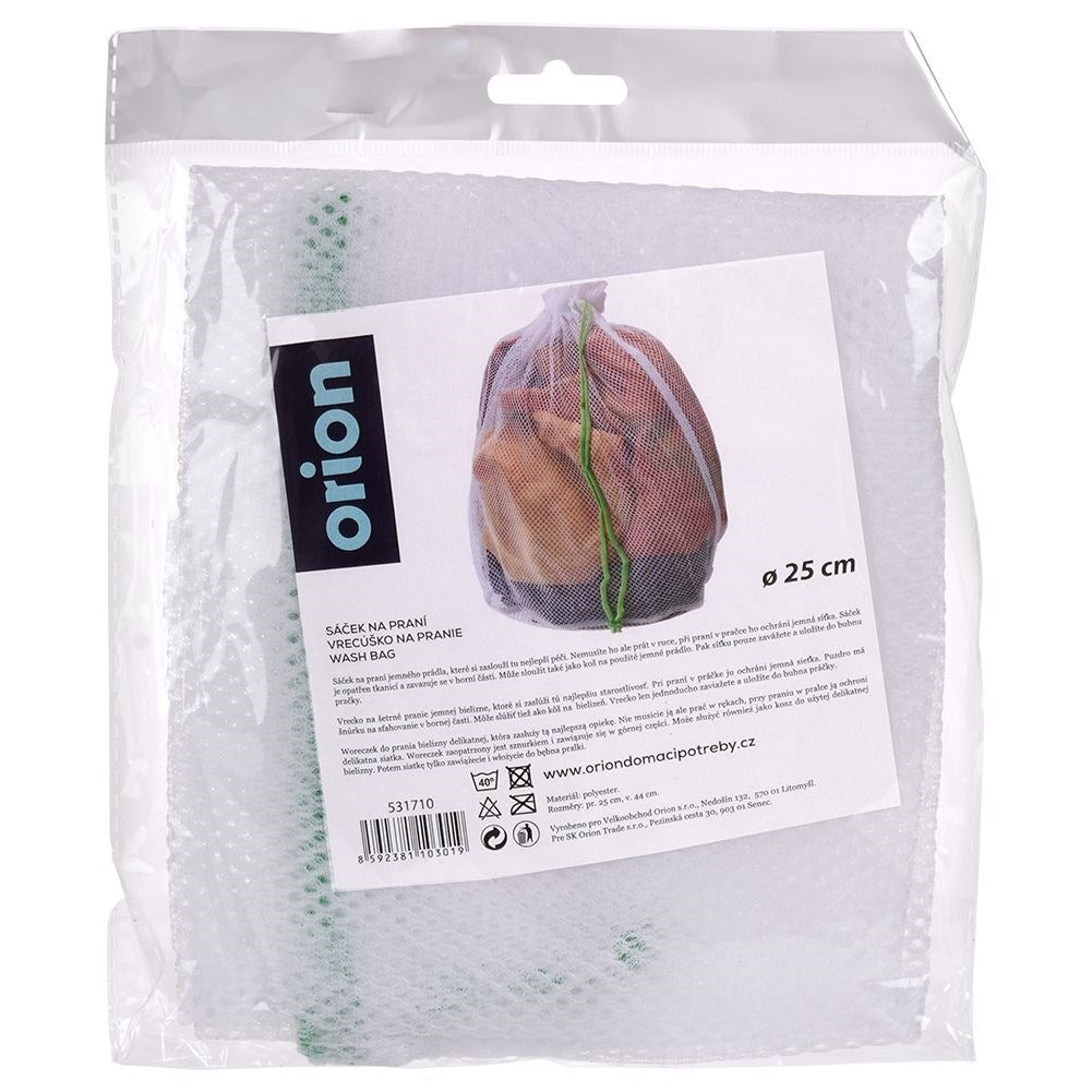 Laundry bag with drawstring for bras and delicate fabrics