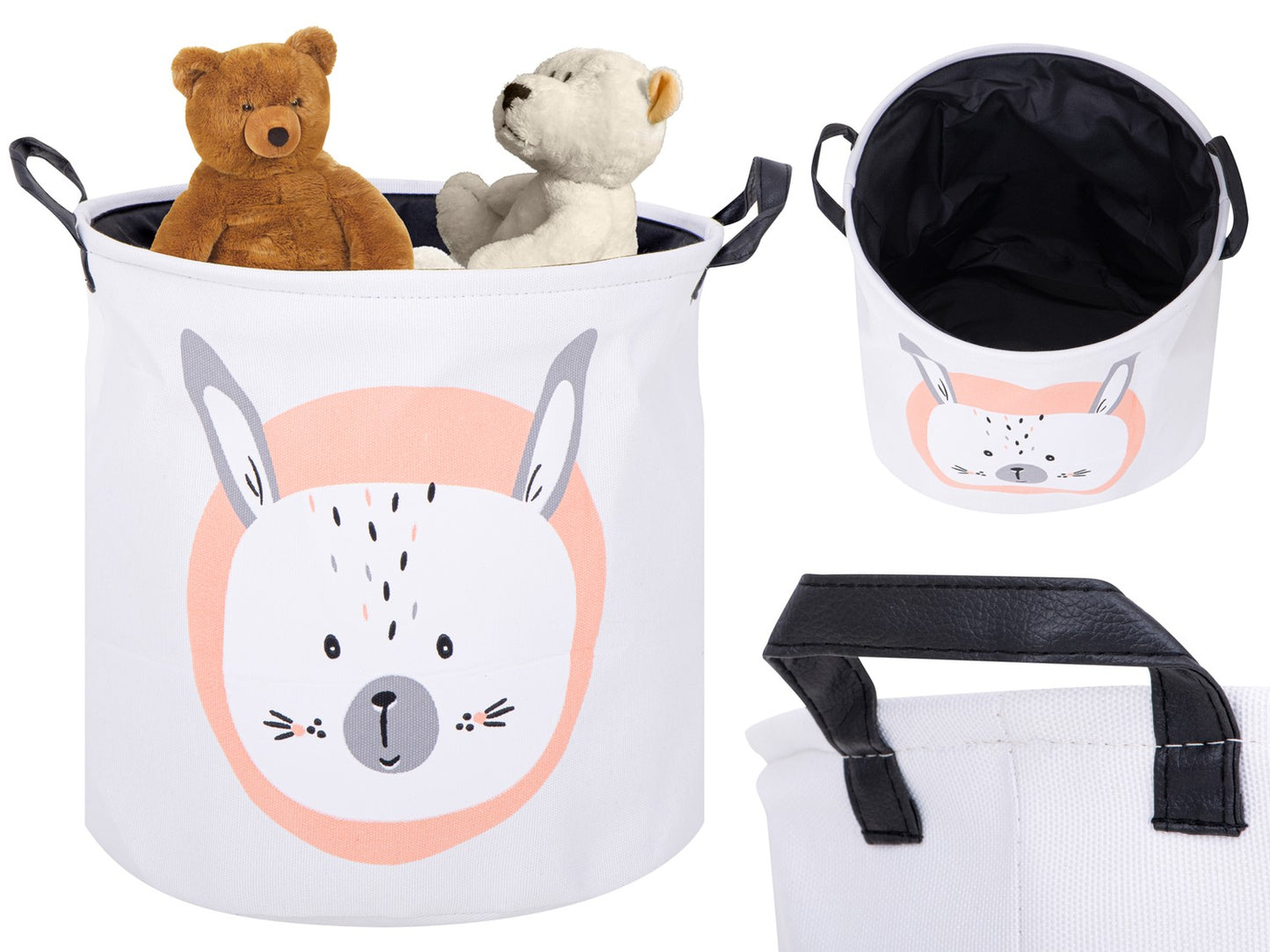 Laundry organiser basket toy clothes rabbit