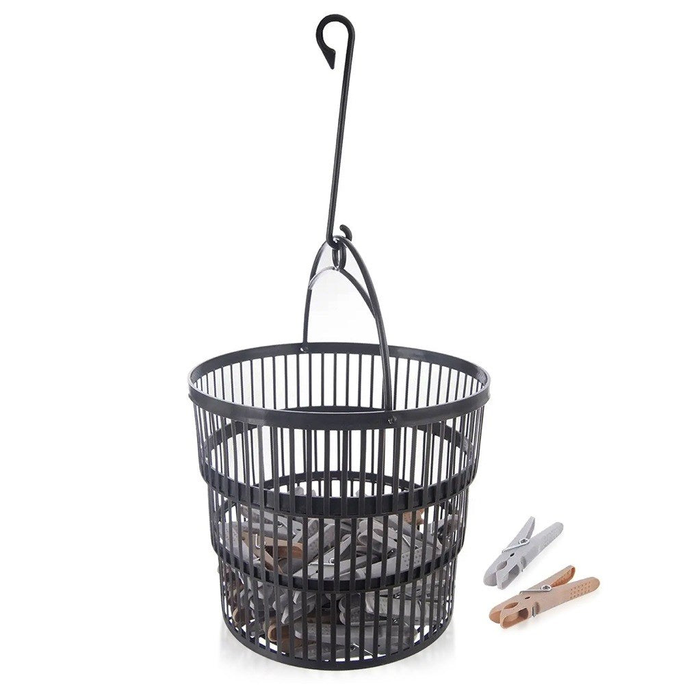 Laundry pegs in foldable basket 50 pcs.