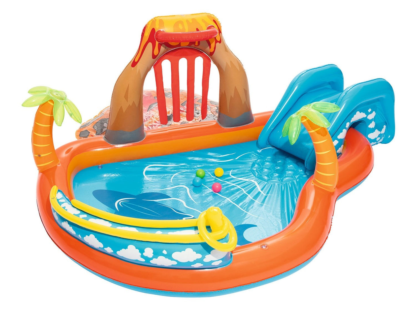 Lava Lagoon inflatable playground 265 x 265 x 104 cm Bestway 53069