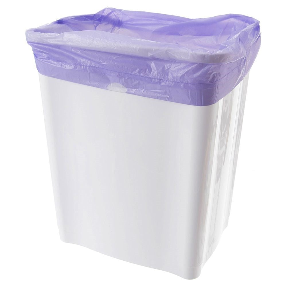 Lavender-scented 60L garbage bags with drawstring, 10-pack