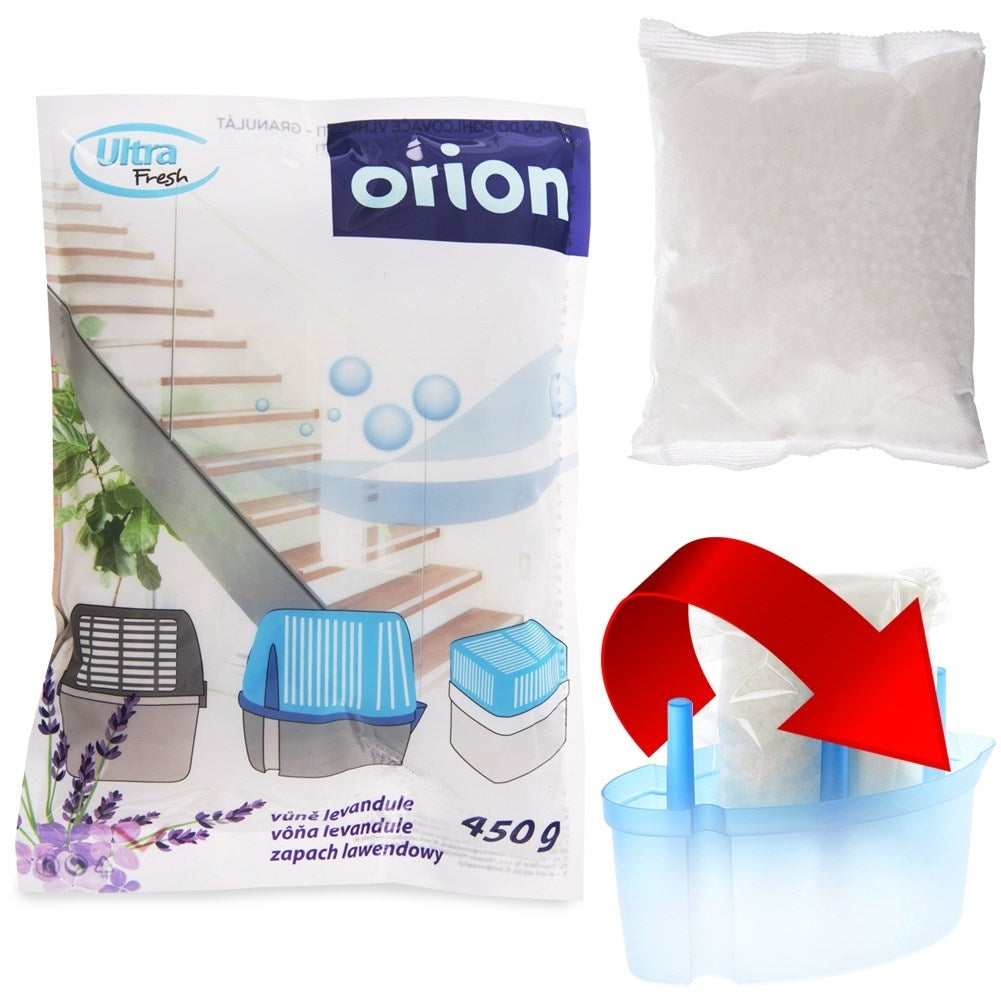 Lavender-scented moisture absorber 450g for effective moisture reduction