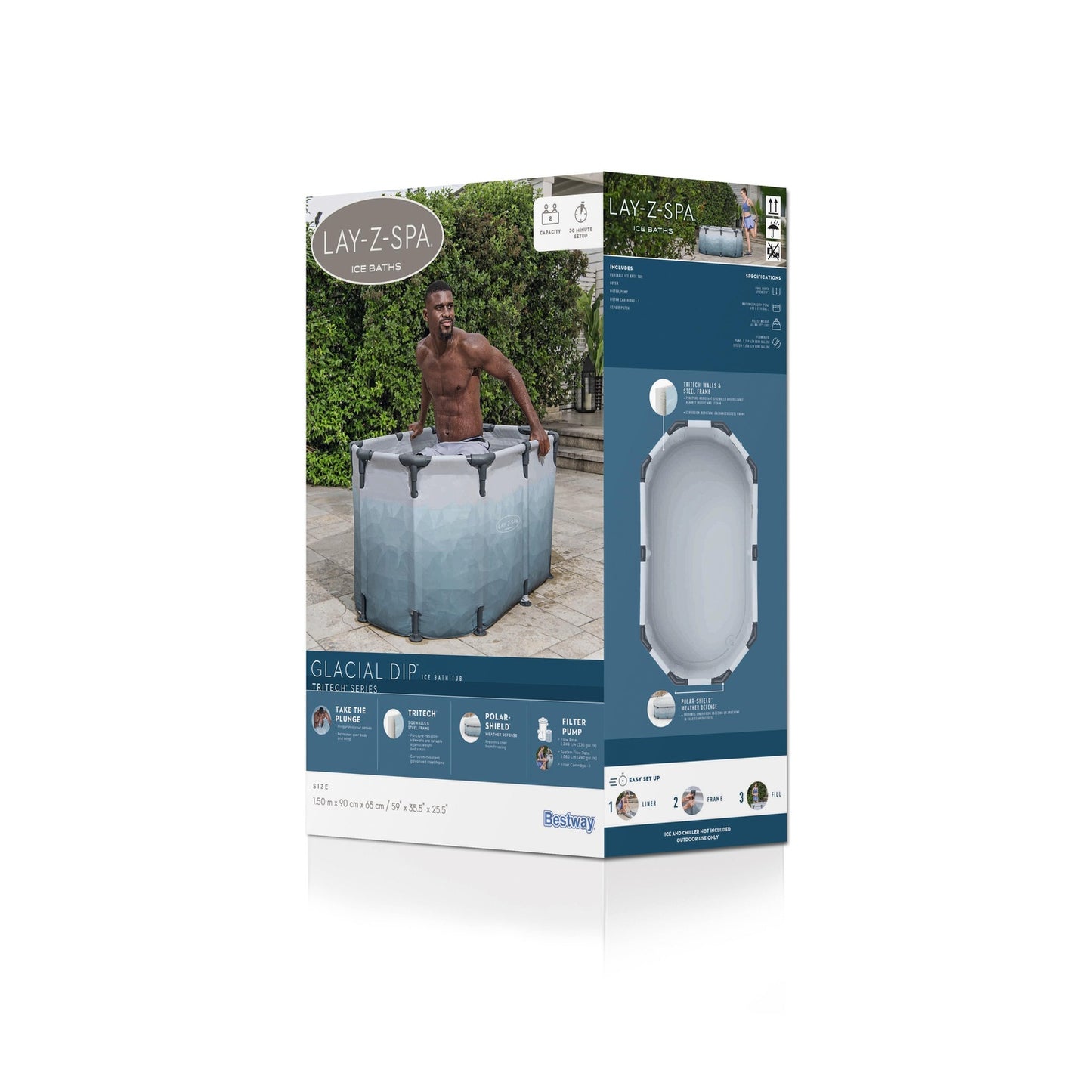 Lay-Z-Spa Ice Bath Oval 150Cm