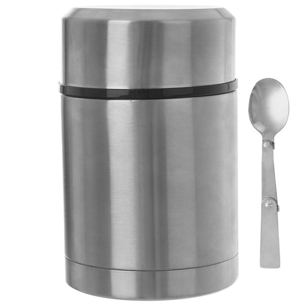 Leakproof Food Container in Stainless Steel with Spoon